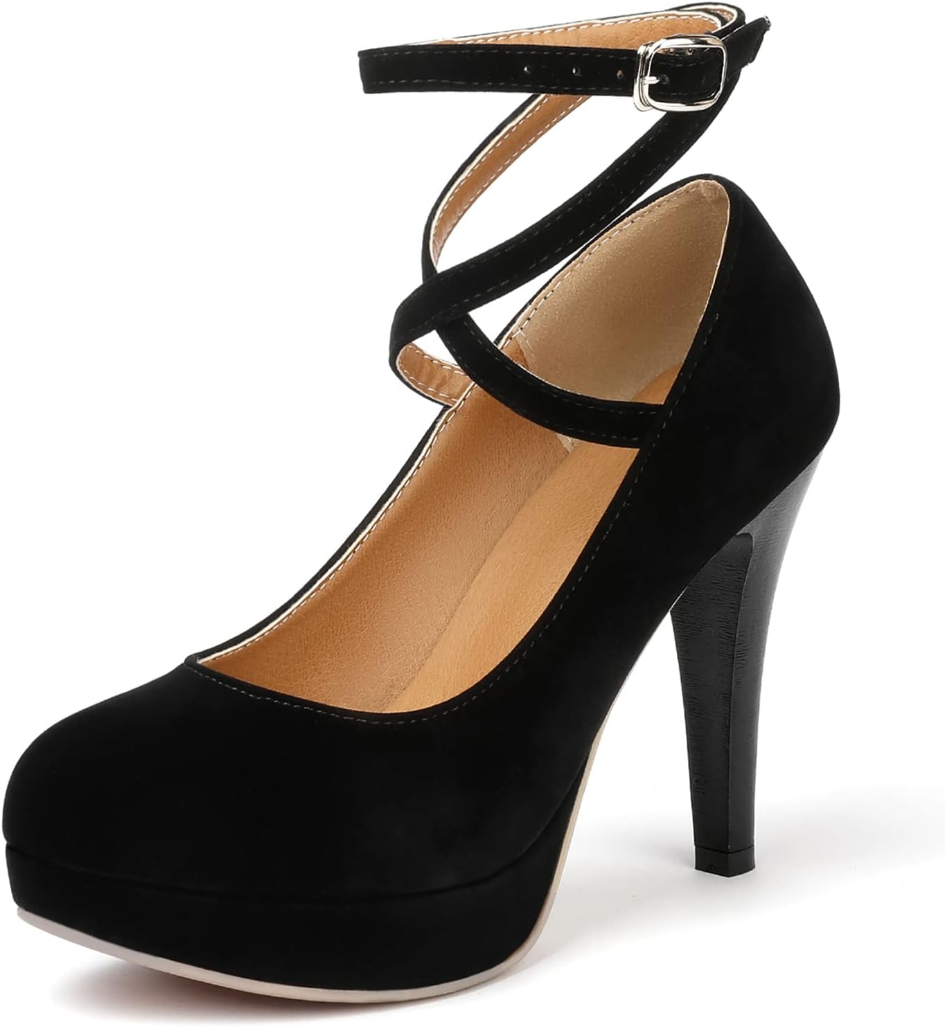 Fashion Vintage Womens Small Bowtie Platform Pumps Ladies Sexy High Heeled Shoes