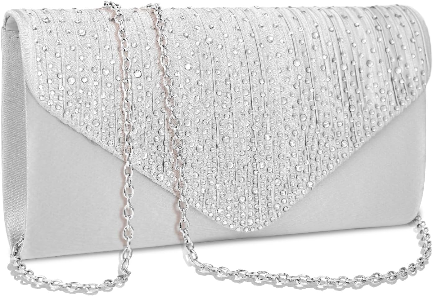 Clutch Purses for Women Evening Bag Formal Rhinestone Handbags for Wedding Party Cocktail Prom Dinner